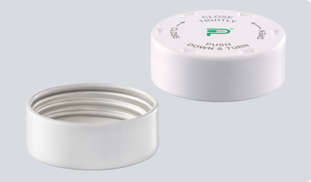 Aluminum Child Resistant Cap